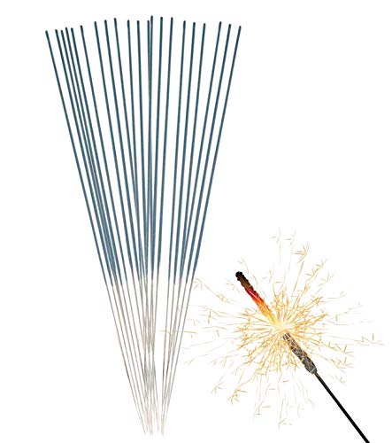 50x Happysparks® XXL Wunderkerzen 28 cm - Sternspritzer & Geburtstagskerzen Fontäne für Partys & Geburtstag & Hochzeit Silvester für Jugendlichen & Kinder