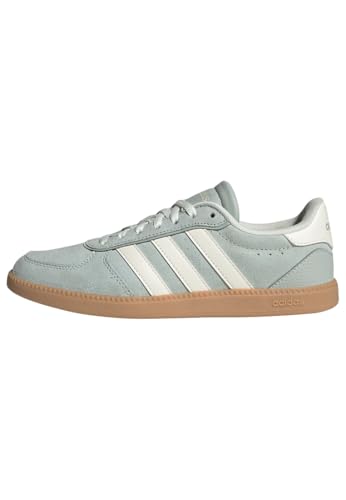 adidas Damen Breaknet Sleek Shoes, Wonder Silver/Off White/Gum 3, 38 2/3 EU