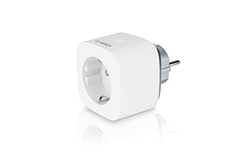 Bosch Smart Home Zwischenstecker kompakt, smarte Steckdose mit App-Funktion, Funksignal-Verstärkung, kompatibel mit Alexa, Google Home und HomeKit