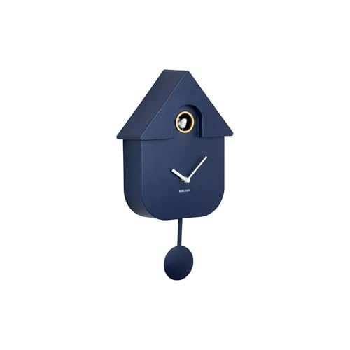 Karlsson Kuckucksuhr Modern Cuckoo - Blau - 8.5x21.5x41cm - Andere - Thermoplast - Wanduhr Modern Wohnzimmer - Wanduhren - Kuckucksuhr