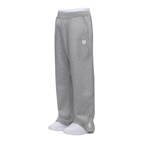 Qmfvqi Jogginghose Herren Baggy Sweatpants Baumwolle Jogging Hose Atmungsaktiv Bein Sporthose Lang Weites Trainingshose Sweathose Männer mit Taschen und Kodelzug Elastische Taille