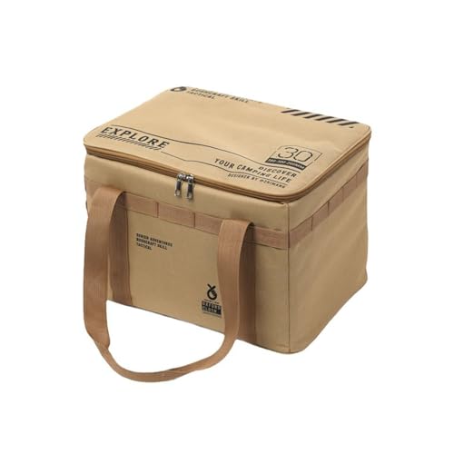 Vbvbip Picknick-Organizer-Tasche - wasserdichte Aufbewahrungstasche mit großer Kapazität, Faltbarer Organizer-Träger für Strand-, Wander- und Outdoor-Decke/Utensilien