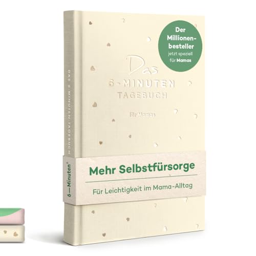 6-Minuten® Tagebuch für Mamas – Der Millionenbestseller jetzt speziell als Weihnachtsgeschenke für Mama – Geschenke für Mama – Für mehr Achtsamkeit & Selfcare