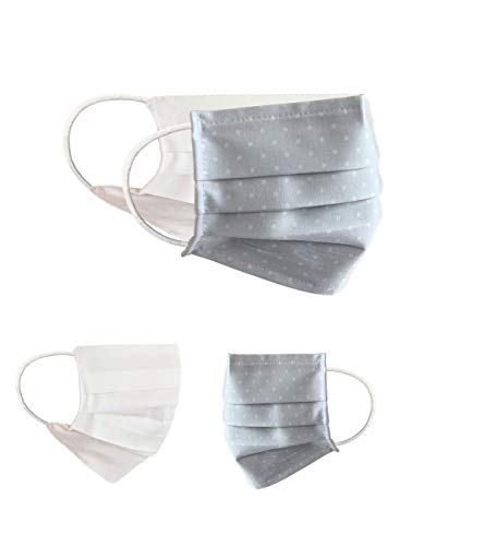 BaF Community Masken 2 per Pack Set Unisex Behelfsmaske Wendbar Mundschutz Maske Mund und Nasenschutz Wendemaske mit Motiv Baumwolle BCI Waschbar