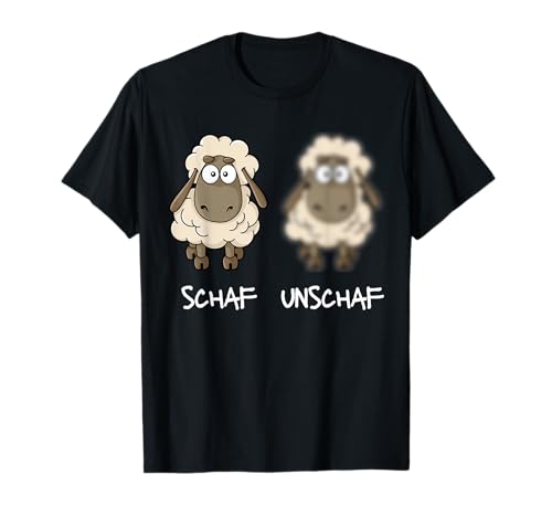 Lustiges Geschenk für Fotografen - Fotografie Schaf Objektiv T-Shirt