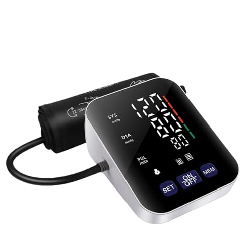 Blutdruckmessgerät V8 Ultra – Next-Gen Präzisionssensor für klinisch genaue Messungen，Blutdruckmessgerät mit verstellbarer Manschette, LED-Display,für zu Hause und unterwegs