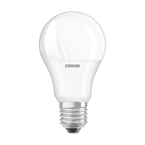 OSRAM LED Lampe mit E27 Sockel, Tageslicht (6500K), klassiche Birnenform, 8.5W, Ersatz für 60W-Glühbirne, matt, LED Retrofit CLASSIC A, 1 Stück (1er Pack), Tageslichtweiß