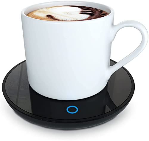 GARMEE Elektrischer Kaffeewärmer kaffetasse warmhaltend - Smart Schreibtisch Tassenwärmer mit 2 Temperatureinstellungen Tassenwärmer Teewärmer Elektrischer Getränkewärmer für Kakao Milch