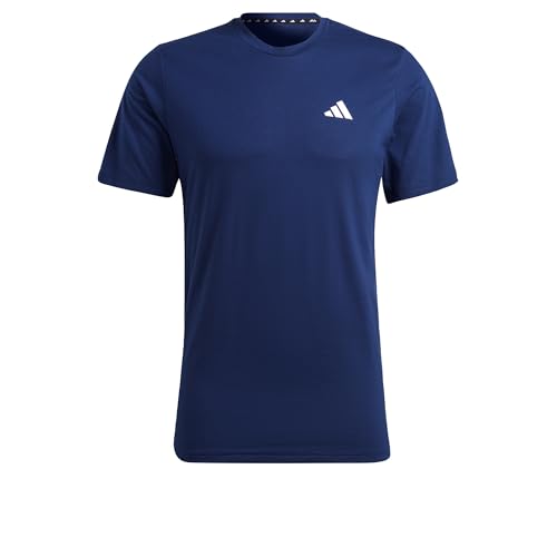 adidas Herren Train Essentials Feelready Training Tee, Dark Blue/White, XXL