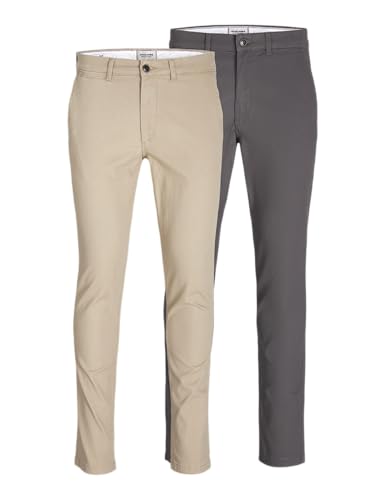 JACK & JONES Male Chino Hose 2er-Pack Slim Fit Chino Hose