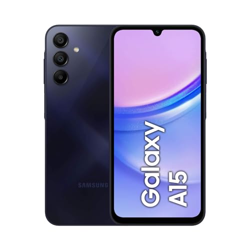 Samsung Galaxy A15 4G Smartphone Dual-SIM RAM 4 GB / Interner Speicher 128 microSD slot OLED-Display 6.5