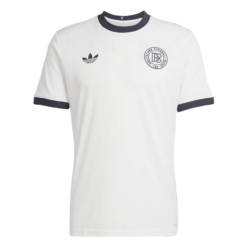 adidas DFB Germany Deutschland Retro Trikot Jersey (DE/NL/SE/PL, Alphanumerisch, L, Regular, Regular, White/Black)