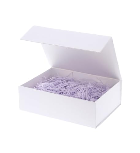 Weiße Geschenkbox 20x18x8cm mit Deckel Groomsmen Graduierung dekorative Boxen,Halloween,Weihnachten,Geschenke für Frauen