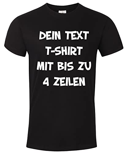 T-Shirt Personalisieren. Tshirt selbst gestalten z.B. JGA T-Shirt mit Wunschtext auch als Mannschaftsshirts