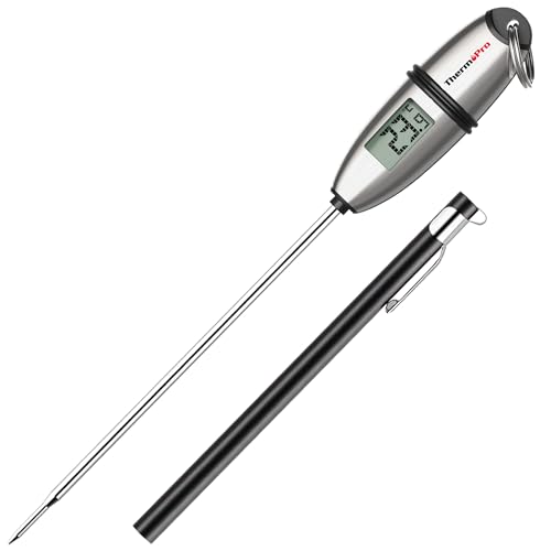 ThermoPro TP02S Digitales Fleischthermometer Bratenthermometer Thermometer Kochen Küchenthermometer Grillthermometer mit langer Sonde, für Braten, Kochen, Grillen/BBQ, Backen, Baby-Ernährung