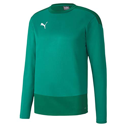 PUMA Herren, teamGOAL 23 Training Sweat Trainingssweatshirt, Pepper Green-Power Green, L