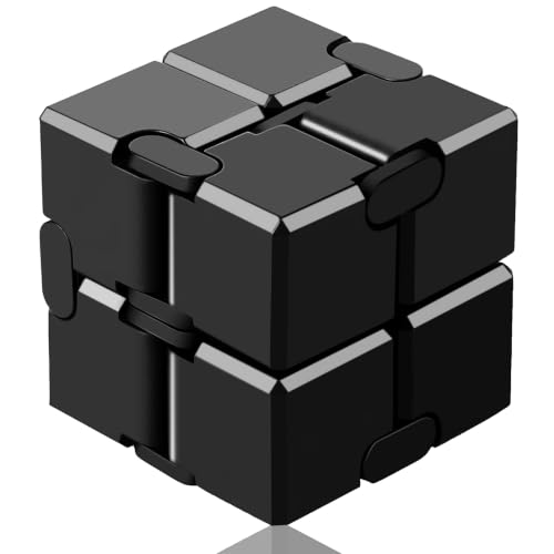 Funxim Infinity Cube, Unendlicher Würfel Spielzeug, (Schwarz)