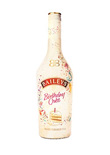 Baileys Birthday Cake | B-Corp zertifiziert | Original Irish Cream Likör | Köstlicher Geburtstagskuchen im Glas | Genuss auf Eis oder im Cocktail |Perfekt zum Verschenken| 17% Vol | 700ml