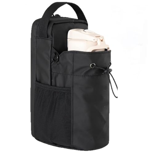 Magnetic Gym Bag Wasserflaschenhülle Magnetic-Bottle-Bag, Magnetische Sporttasche mit Flaschenhalter 1,5L, Wasserflasche Tasche mit Verstellbarer Riemen - Unisex Gürteltasche für Fitness Gym Training