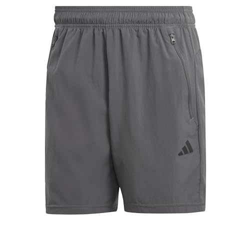 Adidas Herren Train Essentials Woven Training Shorts, Grey Five/Black, XXL