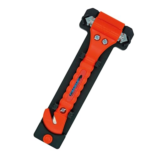 VZL Notfallhammer Auto mit Gurtschneider - Auto Zubehör & Auto Gadgets – Autozubehör Innenraum – Car Accessories – Auto Accessoires – Gurtschneider Notfallhammer - Nothammer auto mit gurtschneider tüv
