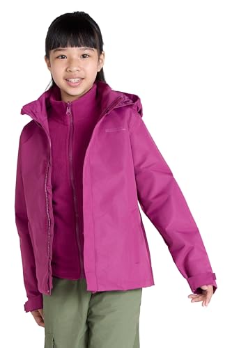 Mountain Warehouse Fell Kids 3-in-1-Regenjacke Beere 116