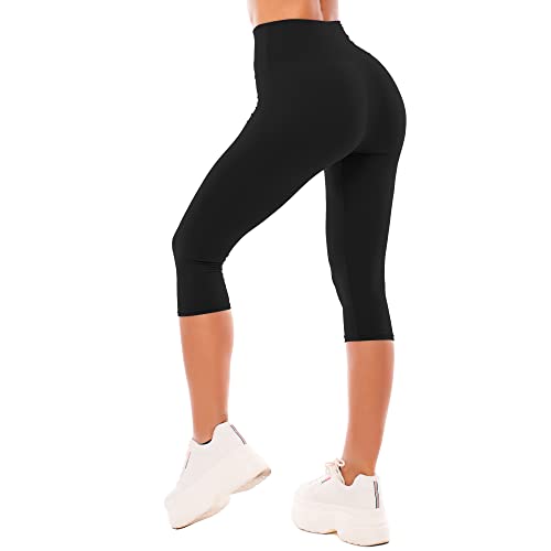 SINOPHANT Leggings Damen 3/4 High Waist Elastische Blickdicht Große Größen Leggins