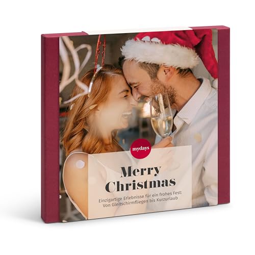 mydays Geschenkbox Merry Christmas, für 1-2 Personen, freie Erlebnis-Auswahl an ca. 1290 Orten