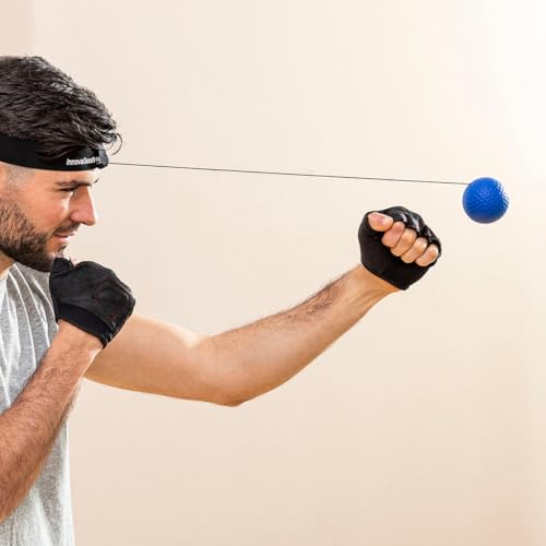 InnovaGoods® Trainings- und Reflexbälle-Set Balxing, verbessert die Koordination und Beweglichkeit, kompakte und leichte Bauweise, ideal für den Sport, Mehrfarbig (Mehrfarbig)