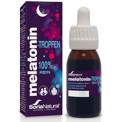 Melatonin Tropfen 330 Nächte - 50ml Melatonin Hochdosiert Um Besser zu Schlafen und Einen Tiefen, Erholsamen Schlaf zu genießen - Spray und Tabletten Alternative