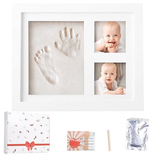 Gipsabdruck Baby Hand Und Fuß,Baby Gipsabdruck Set,Hand Und Fußabdruck Set Baby,Baby Fussabdruck Set,Handabdruck Baby,Geeignet Für Babys Im Alter Von 3–6 Monaten, Um Spuren Zu Hinterlassen