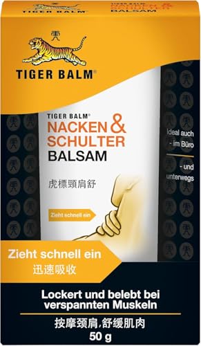 TIGER BALM® NACKEN & SCHULTER BALSAM - Ideal für zwischendurch