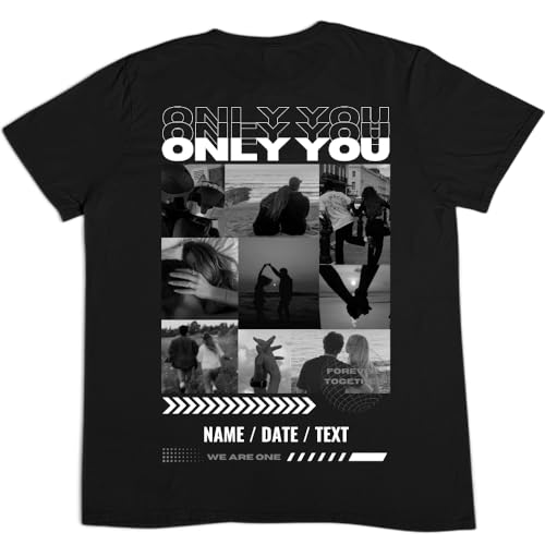 tostadora T-Shirt, personalisierbar für Paare - Only You - Schwarz, L - Damen