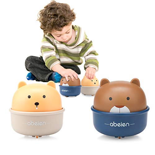 YSSHUI Spielzeugautos, 2er Pack Mini Baby Spielzeugauto Aufziehen Tierspielzeug Fahrzeuge Set Press and Go Geburtstags 1 2 3 4 Jahre alte Jungen, Mädchen