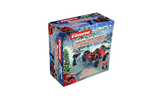 Carrera RC Buggy Advent Calendar 2.0 I Adventskalender für Kinder & Erwachsene, Jungs & Mädchen I Bauspaß über 24 Tage I perfekte für RC-Begeisterte I Ferngesteuerter Buggy