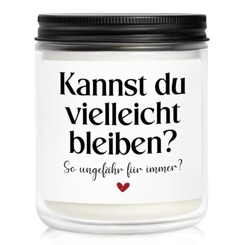 Ich Liebe Dich Geschenke für Frauen Männer - Liebe Kerz (9oz)