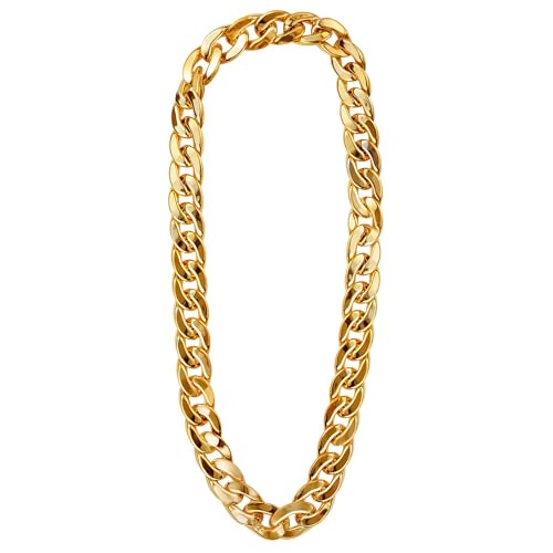 W WIDMANN MILANO Party Fashion - Halskette gold, 72 cm, Halsschmuck, Accessoire, Faschingskostüme, 80er Jahre, Rapper