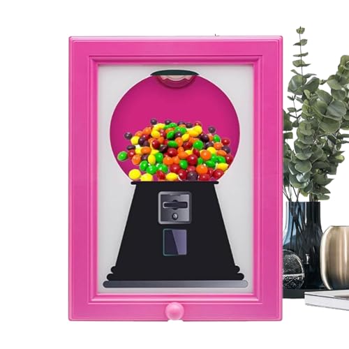 Süßigkeiten Spender Rahmen | Süßigkeitenspender Für Den Schreibtisch | Candy Dispenser Picture Frame Für Tisch Theke Zuhause Küche Geburtstag, Geburtstage Und Feiertage