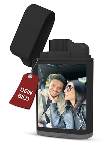 Meinearmbänder Feuerzeug personalisiert mit Gravur – Farbbild Druck – Personalisierte Geschenke für Männer & Frauen – Individuelles Geschenk, perfekt für besondere Anlässe