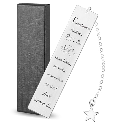 Sugeru Metall Lesezeichen,Lesezeichen Personalisiert,Inspirierendes Lesezeichen Dankeschön Bookmark mit Anhänger,Glücksbringer,für Frauen Freunde Weihnachtsgeschenke Geburtstagsgeschenk (Freunde)