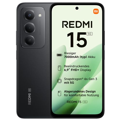 XIAOMI Redmi 15 5G, Smartphone 8+256GB, 6,9