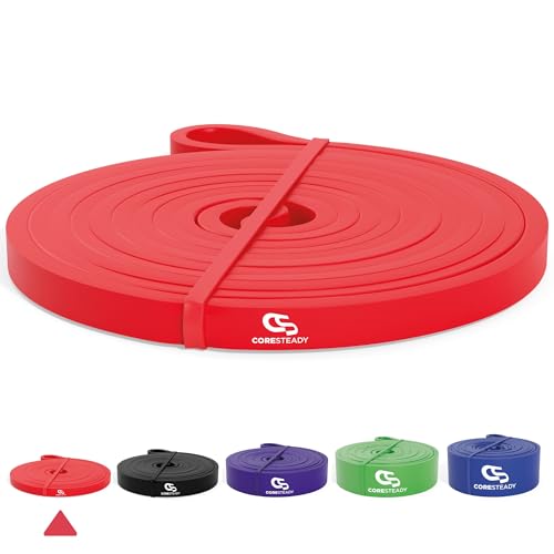 Coresteady Fitnessband und Gummiband Sport – Robustes Klimmzugband aus Gummi für Männer und Frauen – Krafttraining und Muskelaufbau – Training, Fitness, Klimmzughilfe – Fitness Band
