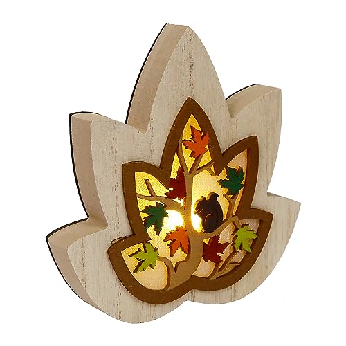 APODESS Herbstdeko LED Herbstblätter Halloween Fensterdeko Nachtlicht Kinder Herbstdeko Figuren Herbst Aesthetic Fall Decor für Autumn Garten Fenster Draußen Innen