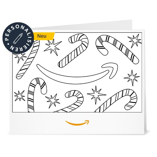 Amazon Gift Card - Print - Candy Canes (Personalize It)