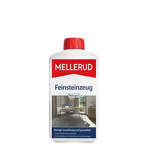 MELLERUD Feinsteinzeug Reiniger | 1 x 1 l | Zuverlässiges Mittel zum Entfernen von fettigen und hartnäckigen Verschmutzungen