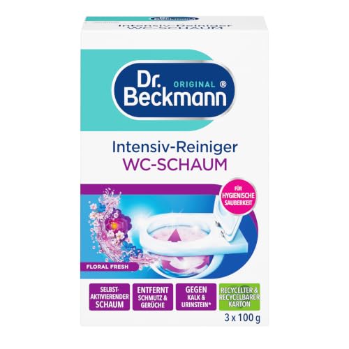 Dr. Beckmann Intensiv - Reiniger WC-Schaum Floral Fresh | 3 x 100 g