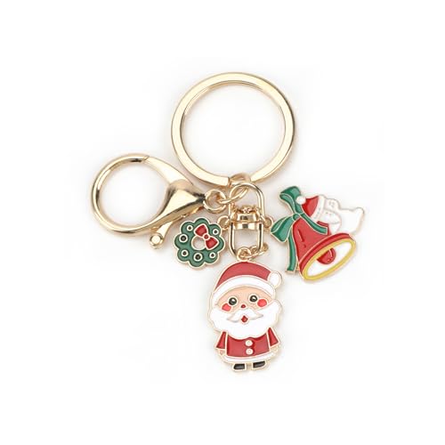 Tranbath Süßer Schlüsselanhänger Als Geschenk, Lustiger Weihnachtsmann-Anhänger, Perfekte Kleine Geschenke Für Guter Freundinnen, Geburtstagsgeschenke Und Geschenke Für Die Schwester