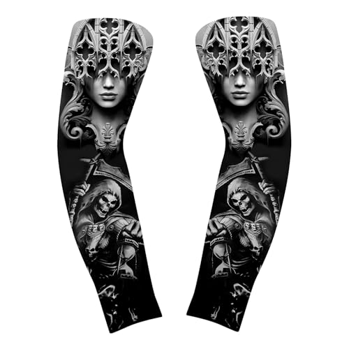 Aisikoo Arm Sleeve Gaming - Armsleeve Gaming, Gaming Arm Sleeve, Tattoo Ärmel, Atmungsaktive Armsleeve für Herren & Damen, ideal für Sommer & Winter, Sport & E-Sport