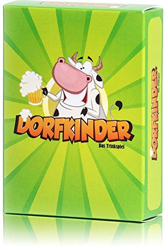Spielehelden Dorfkinder - das lustige Trinkspiel mit Karten - ideal als witzige Geschenke für Männer - für Erwachsene - Saufspiele Partyspiele ab 18
