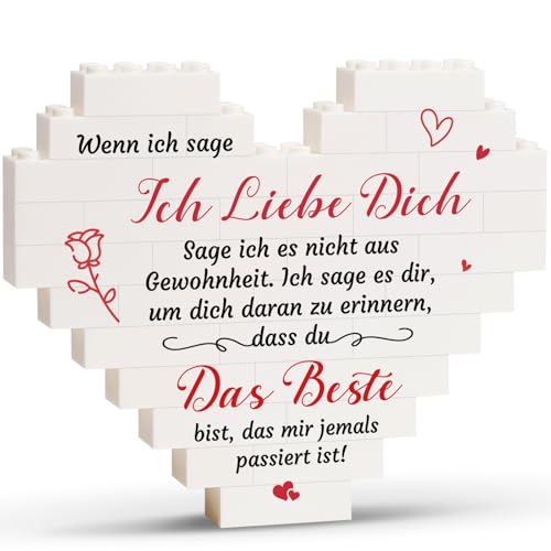 Greatabox Valentinstagsgeschenk für Sie, Ich Liebe Dich Geschenke für Frauen, Jahrestag Geschenk für Ihn Sie, Partner Geschenke für Freundin Ehefrau zu Valentinstag Hochzeitstag